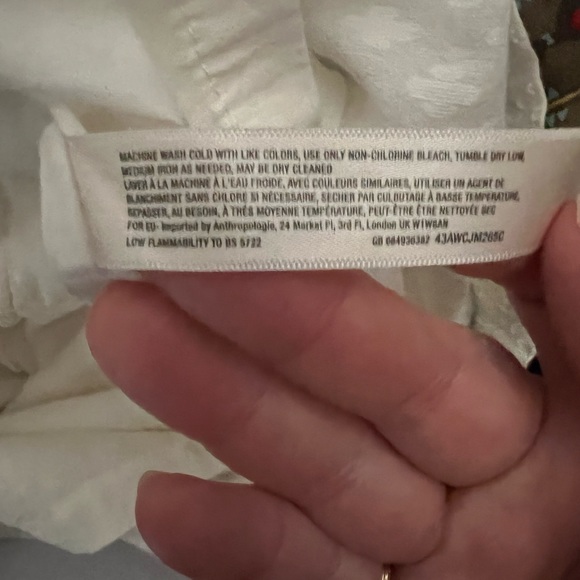 ANTHRO Lilka Embroidered Shift Dress Pockets Size S - Picture 9 of 11